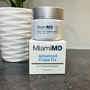 NEW Miami MD Advanced Crepe Fix Cream Firming Body‎ Repair 120ml 4 oz SEALED